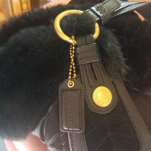 Coach Rabbit Fur Purse - Picture 5 of 8